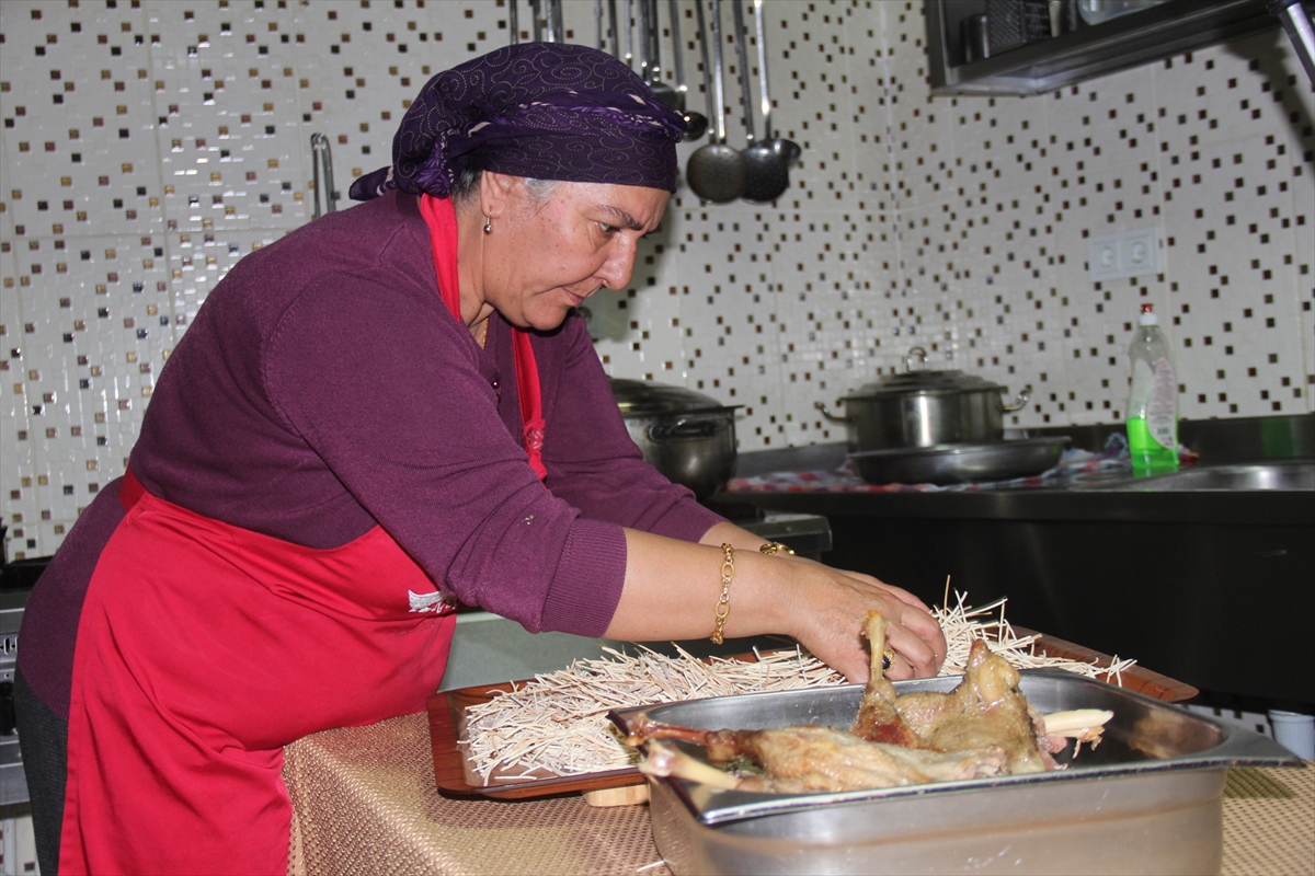 Kars�ın ramazan menüsü Kaz eti